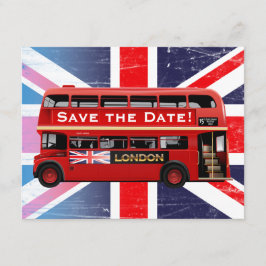 Convite O ônibus Red London Double Decker
