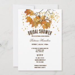 Convite O outono artístico deixa Chá de panela de casament