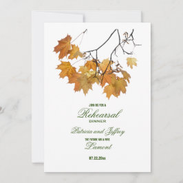 Convite O Outono Artístico Deixa Janto De Ensaio De Casame
