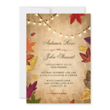 O outono elegante deixa Casamento outono russo