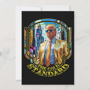 Convite O Padrão Dourado - Presidente Trump 2024
