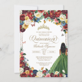 Convite O Palhaço Verde Da Borboleta Fala Quinceanera