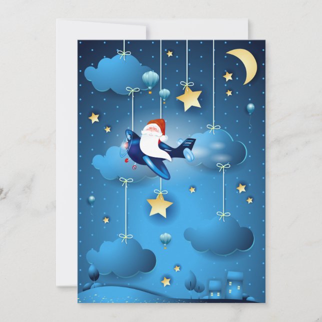 Convite O Papai Noel está chegando (Frente)