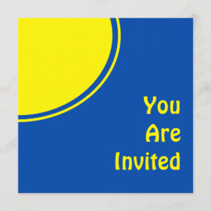 Convite O partido azul brilhante da modificação do amare