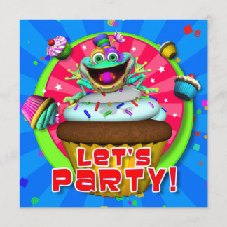 Convite O partido convida "deixou-nos Party!" com Fribbets
