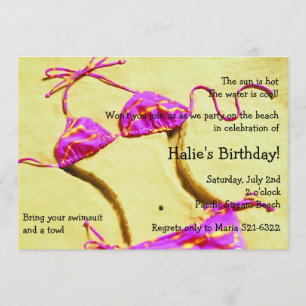 Convite O partido da praia do divertimento do verão do