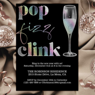 Convite O Partido da Véspera do Ano Novo Esmaga os Cheers
