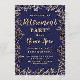 Convite O partido de aposentadoria convida o outono da