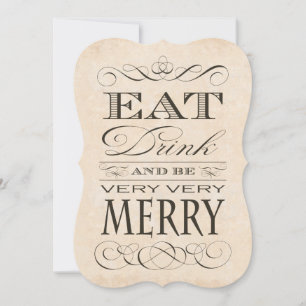 Convite O partido de comensal do aniversário de 40 anos