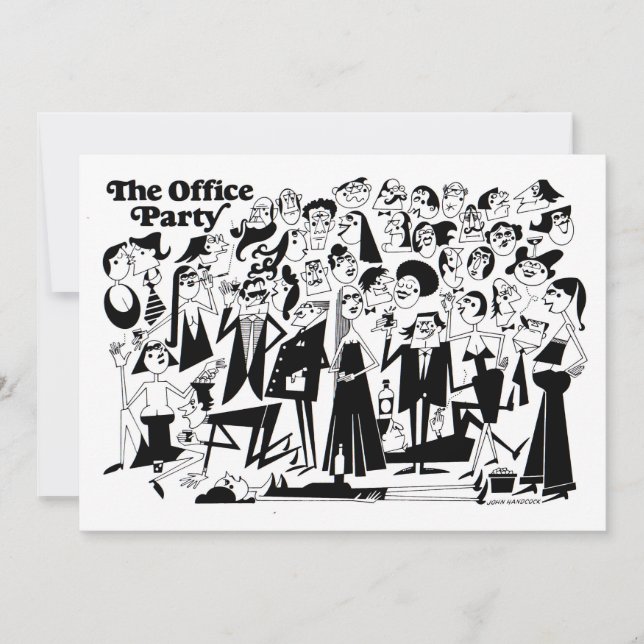 Convite O partido de escritório (Frente)