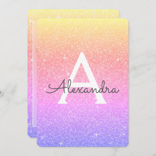 Convite O partido de galinha do brilho da faísca de Ombre