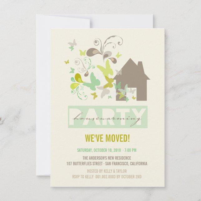 Convite O Partido do Aquecimento da Casa de Queimadas das  (Frente)