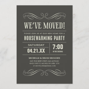 Convite O partido do Housewarming convida