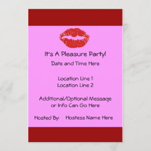 Convite O partido feito sob encomenda do prazer convida