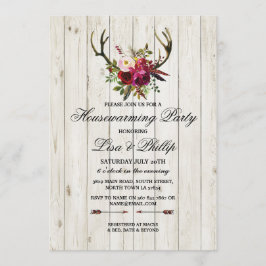 Convite O Partido Russo do Aquecimento Doméstico Antlers S