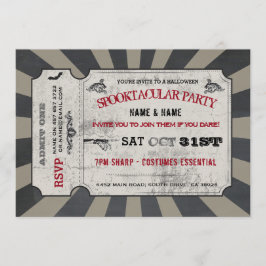Convite O partido Spooktacular do bilhete do Dia das