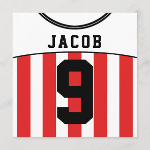 Convite O partido temático do jérsei de futebol convida o