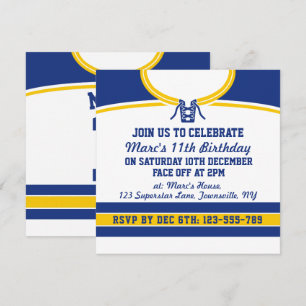 Convite O partido temático do jérsei do hóquei convida 