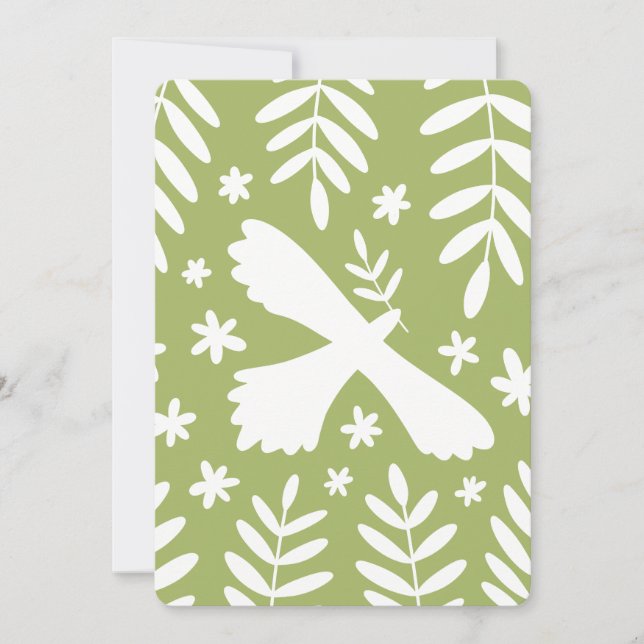 Convite O Pássaro Branco (Frente)