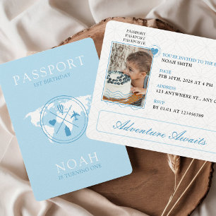 Convite O Passport Adventure inicia o primeiro aniversario