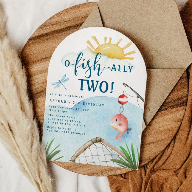 Convite O Peixe Ally Dois! | Festa de 2º Aniversário (Criador carregado)