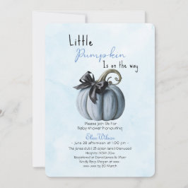 Convite O pequeno arco rosa de abóbora está a caminho
