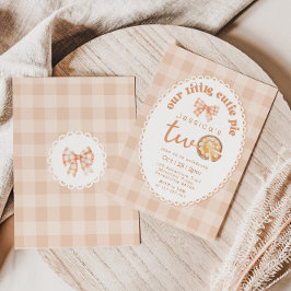 Convite O Pequeno Pizza é Festa de Dois segundos aniversár