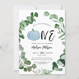 Convite O Pequeno Pumpkin De Queda É Uma Festa De primeiro