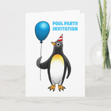 O pinguim está pronto para a festa