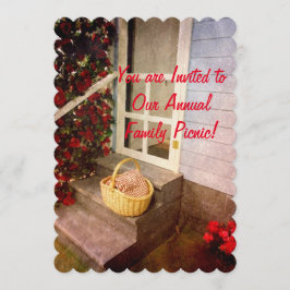 Convite O piquenique convida - seu costume 5" x 7"