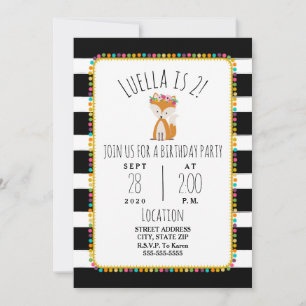 Convite O Pompom do Fox listra o partido