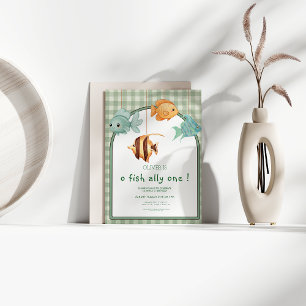 Convite o primeiro aniversario de um rapaz