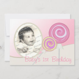 Convite O Primeiro Aniversário do Bebê