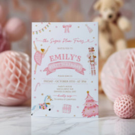 Convite O primeiro aniversario Nutcracker Winter Onederlan