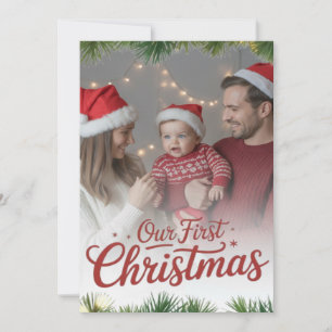 Convite O Primeiro Natal da Nossa Família Juntos
