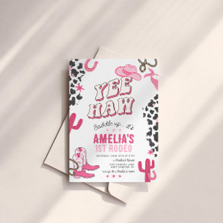 Convite O primeiro rodeio da vaqueira ocidental