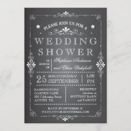 Convite O quadro bonito acopla o chá de casamento