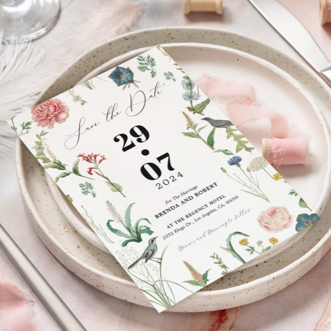 Convite O Quadro Selvagens do Jardim SecretoFlores Salva A (Criador carregado)