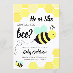 Convite O que a Bebê Amarela e o Gênero Minúsculo revelarã