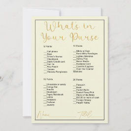 Convite O que há no seu Chá de panela bege