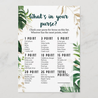 Convite O que há no seu jogo de Chá de fraldas Safari