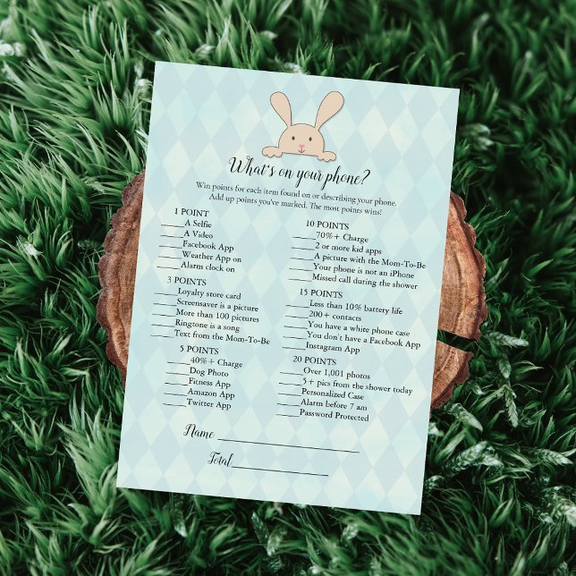 Convite O que há no seu jogo telefônico? (Criador carregado)