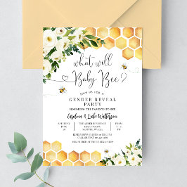 Convite O Que Irá O Bebê Ser Gênero Revelar Festa