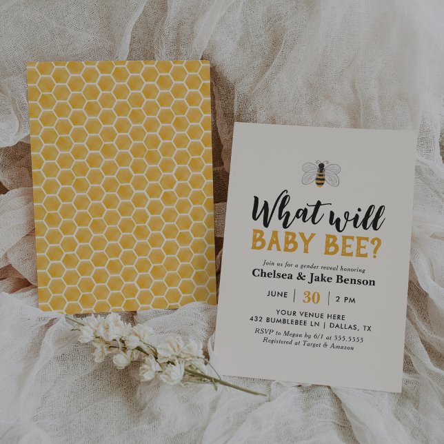 Convite O Que Irá Revelar O Gênero Do Bebê (Criador carregado)