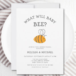 Convite O Que Irá Revelar O Gênero Do Bebê