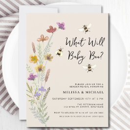 Convite O Que O Bebê Será A Revelação Do Gênero De Bebê