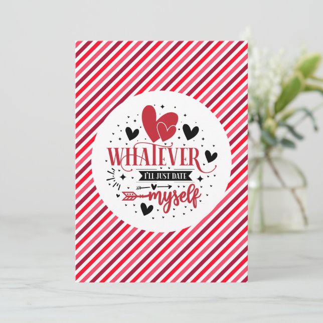 Convite O que quer que eu me namore (Em pé/Frente)