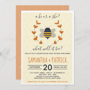 Convite O Que Será O Gênero Revelar Chá de fraldas?