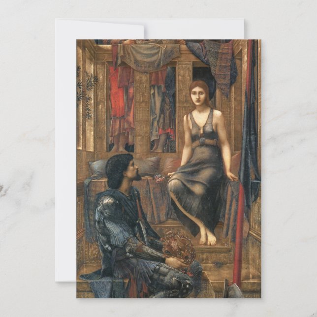 Convite O Rei Cophetua e a Menina Maid (Frente)