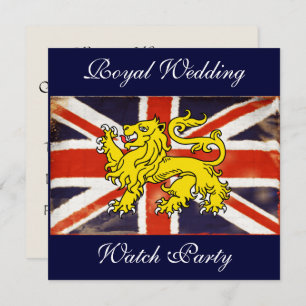 Convite O relógio Harry e Meghan amarra o casamento real